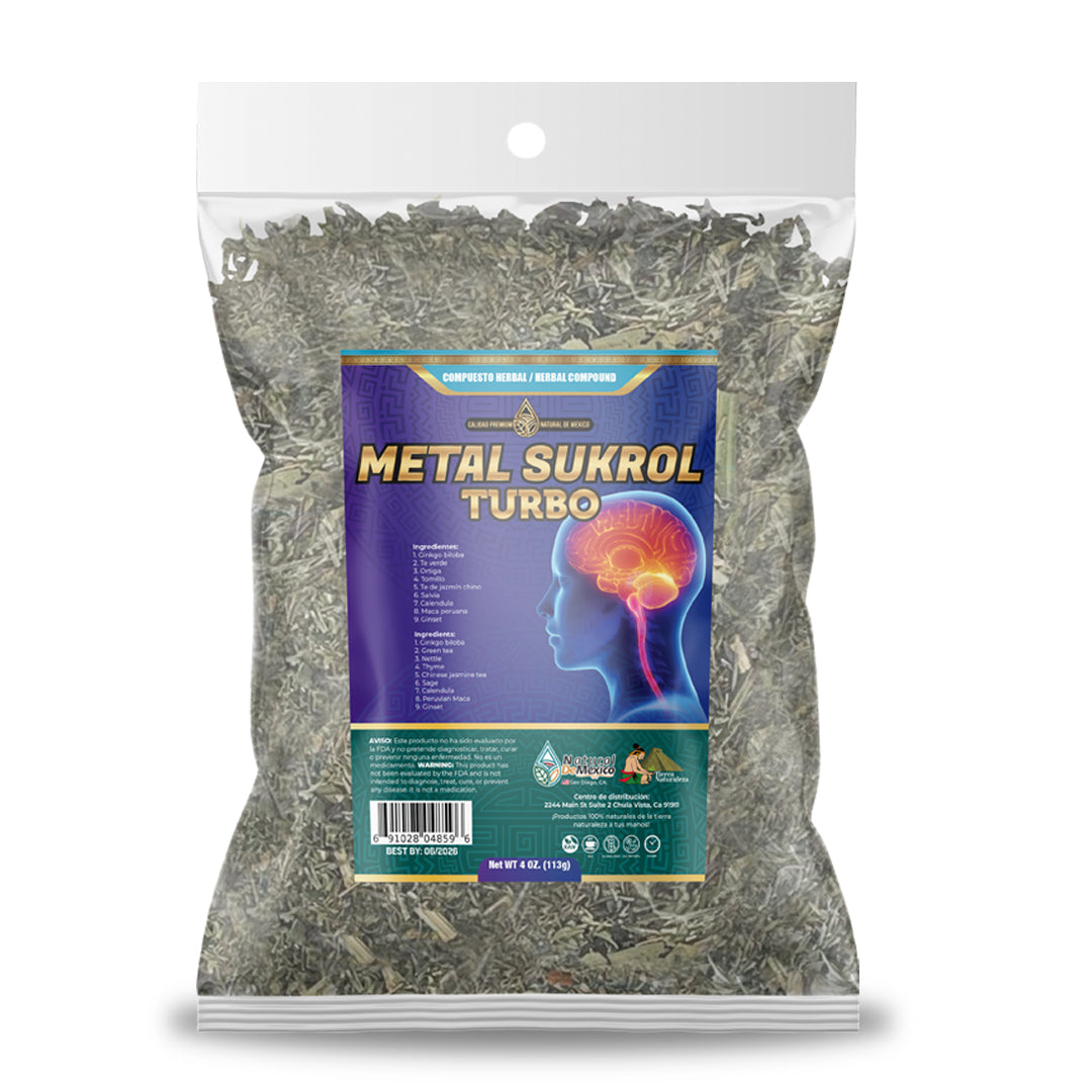 Compuesto Herbal Mental Sukrol Turbo (Memoria) 4 onzas