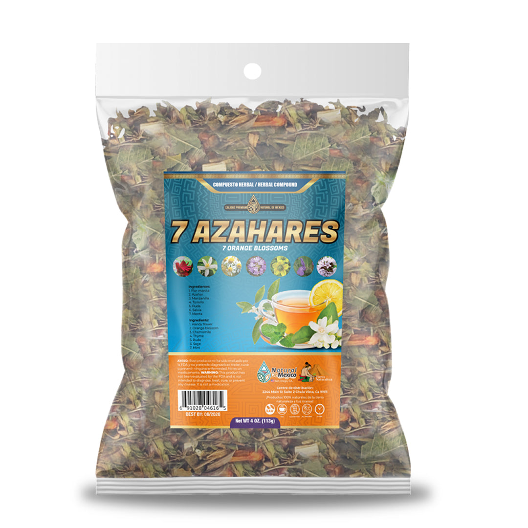 Herbal Compound Tea of ​​7 orange blossoms 4 ounces