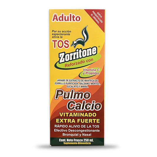 Zorritone Syrup reinforced with Pulmo Calcio Adult