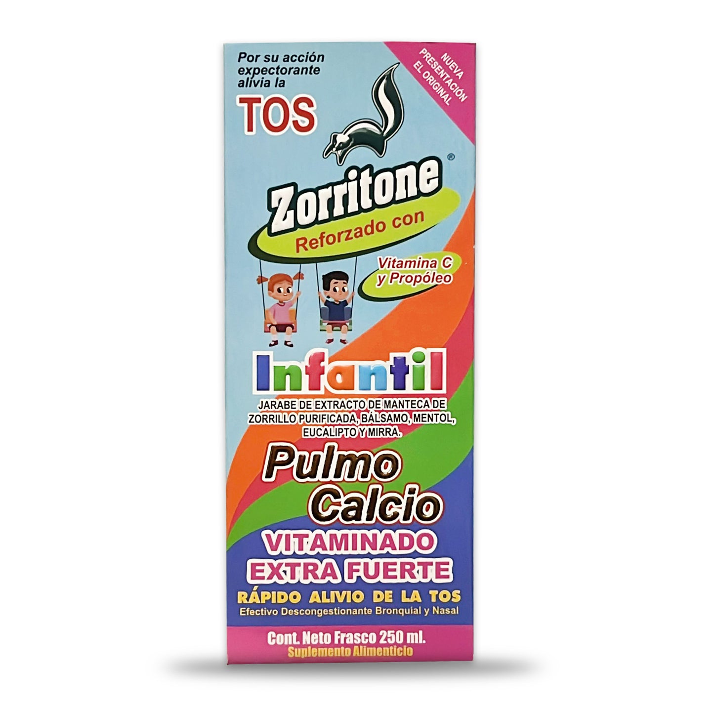 Zorritone syrup reinforced with Pulmo Calcio Infantil