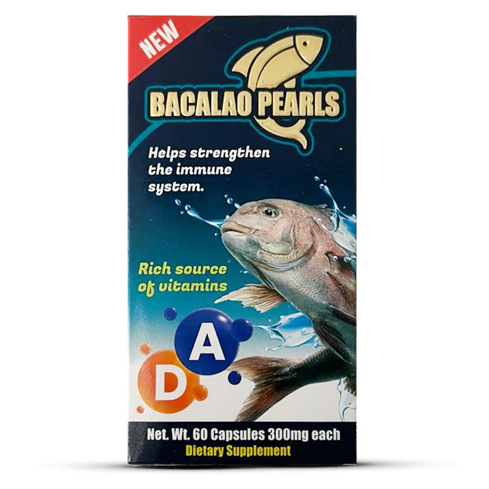 Perlas de Bacalao pastillas linea Guadalupana