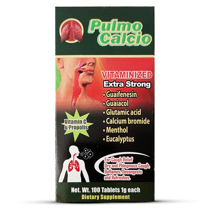 Pulmo Calcio pastillas linea Guadalupana