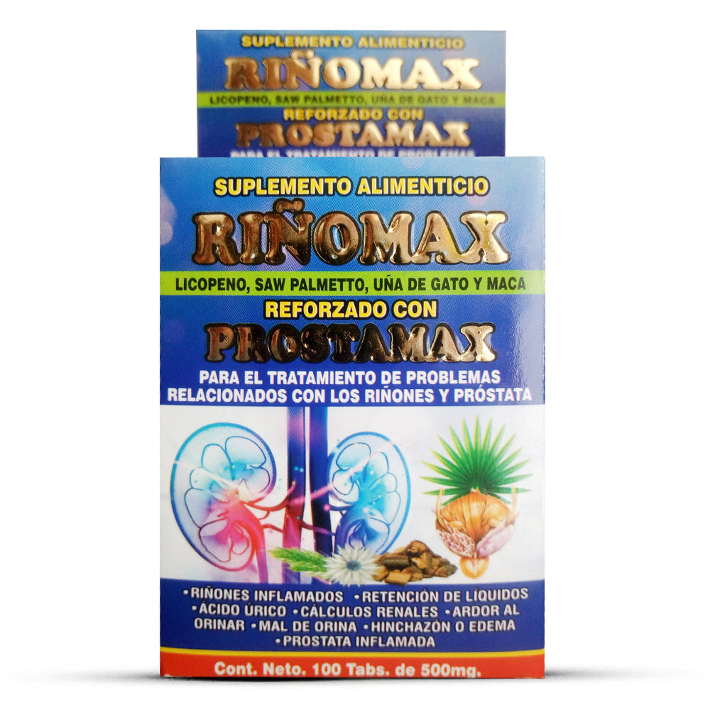 Riñomax Reforzado con Prostamax pastillas linea basica