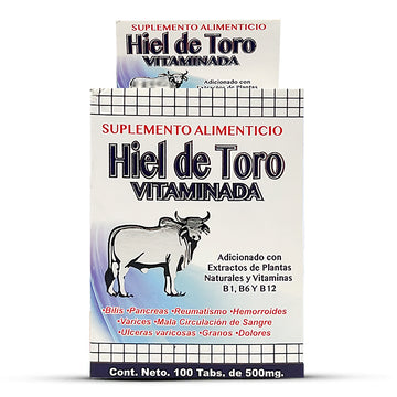 Hiel de Toro Vitaminada pastillas linea basica