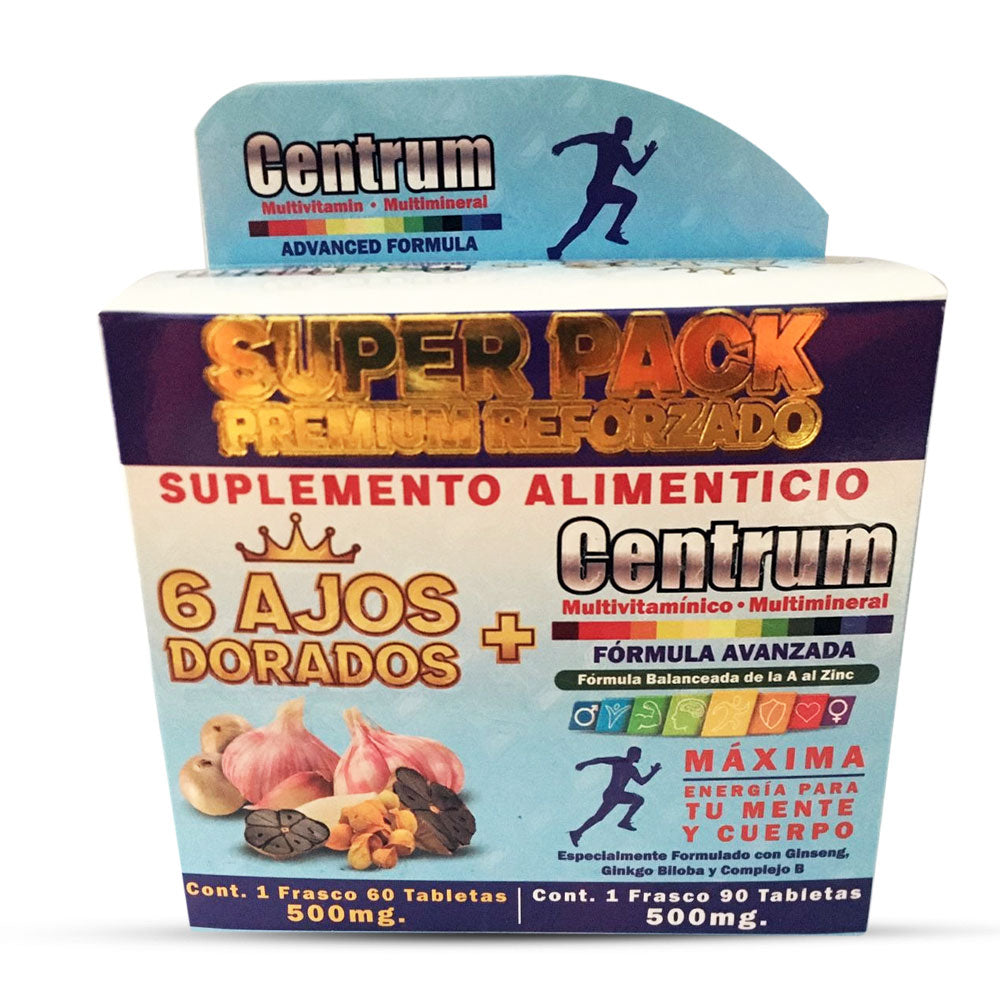 6 Centrum Multivitamin Golden Garlic