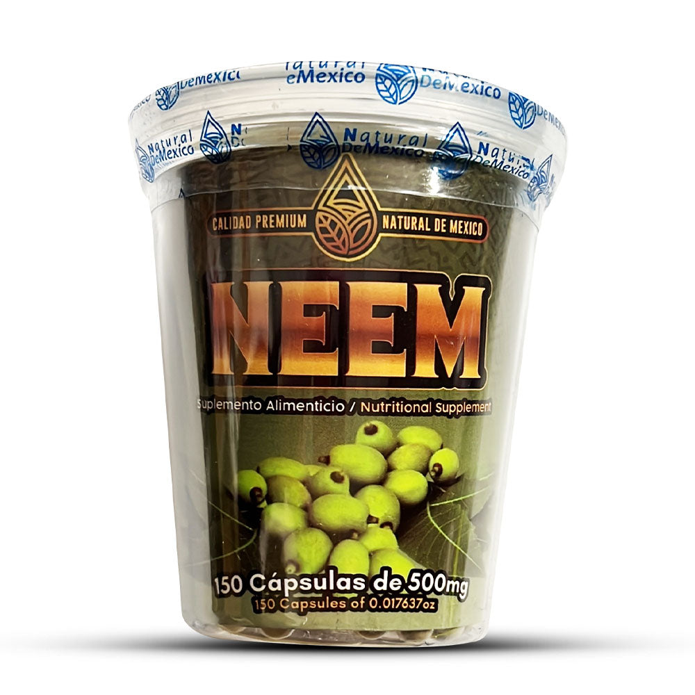 Neem capsulas linea premium en vasito