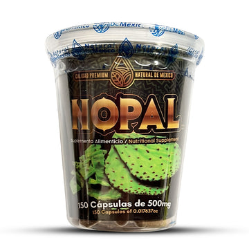 Nopal capsulas linea premium en vasito