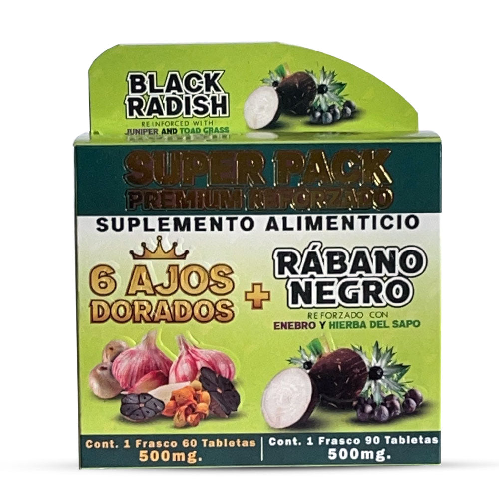 Rabano Negro linea 6 Ajos Dorados