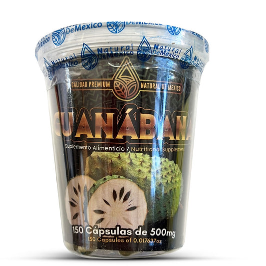 Guanabana capsulas linea premium en vasito