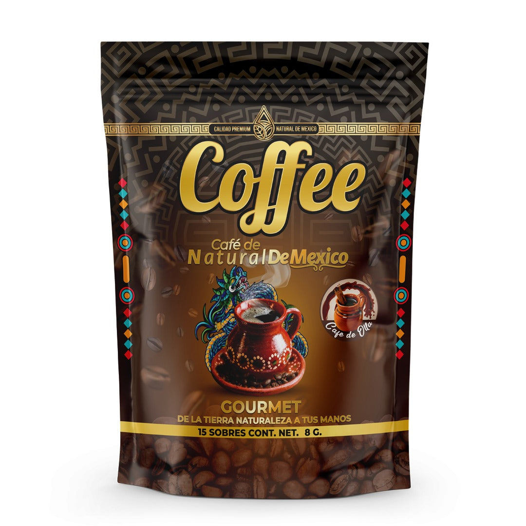 Cafe de Olla Natural de Mexico (15 sobres)